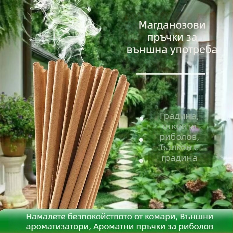 Пръчки против комари с wormwood за открито приложение, твърда коренова формула, леко токсично, Fire Bat