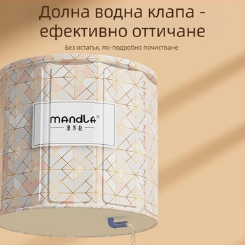 Сгъваема вана-кофа за възрастни — домашна употреба за пълно потапяне, с поддържане на температурата; материали: плотностна дъска, перлен памук, оксфорд плат и PVC