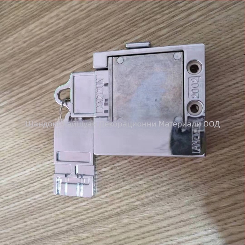 Брава с номер за шкафчета и гардероби — цинкова сплав, модел: номерна брава, модерен минималистичен дизайн