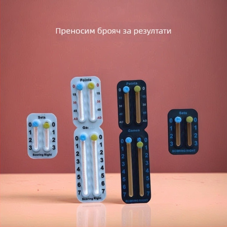 Преносим регистратор на точките за тенис, ZARSIA, ABS пластмаса, 5 г, регистратор за тенис ракети