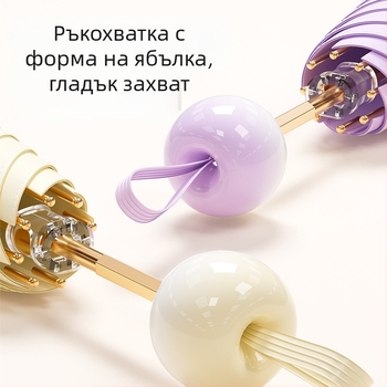 Бодини чадър за слънце и дъжд, UV защита UPF >50, компактен петсекционен сгъваем с 6 ребра, ръчно отваряне и затваряне, персонализирано лого