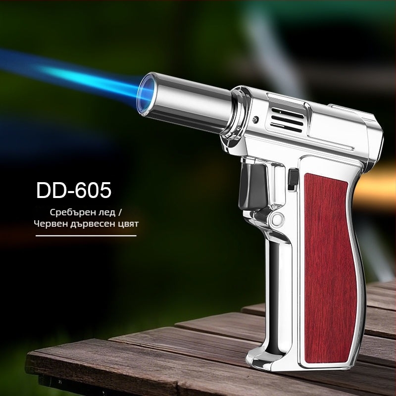 Ръчна бутанова горелка за заваряване, устойчива на вятър, запълваема, ABS пластмаса, модел JX-801