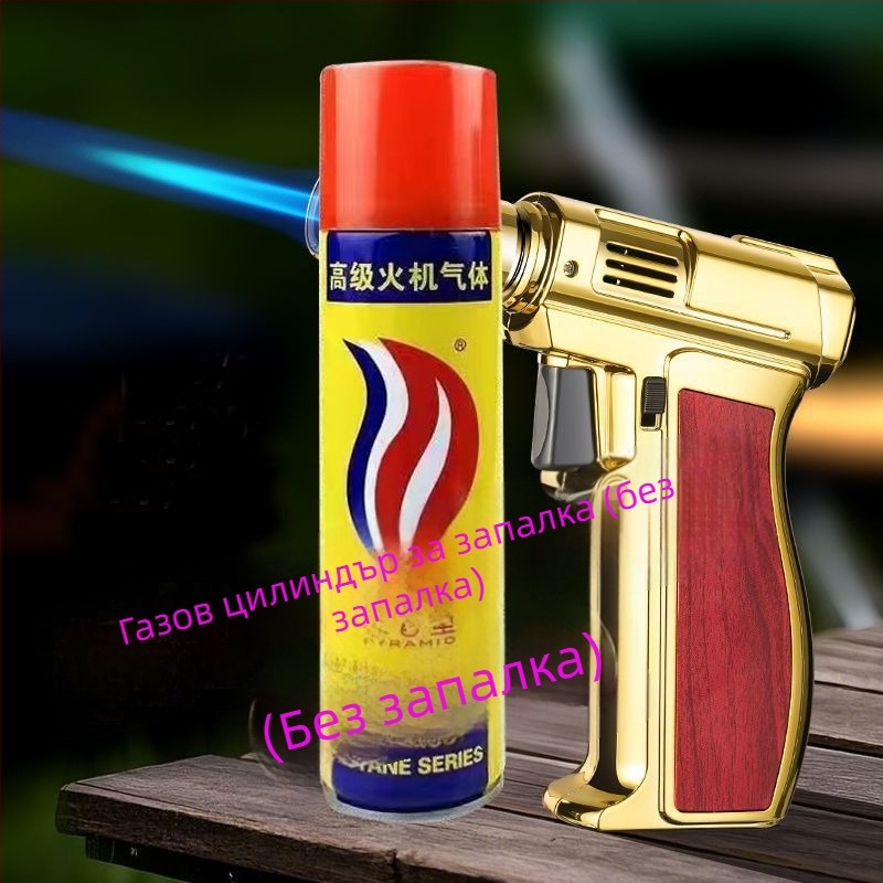 Ръчна бутанова горелка за заваряване, устойчива на вятър, запълваема, ABS пластмаса, модел JX-801