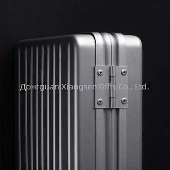 CUCOUIBA Преносим хумидор за пури, авиационен алуминий, уплътнен контрол на влажността, прост стил, персонализация налична