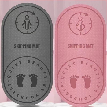 Мат за скачане с въже, ТПЕ, 6 мм дебелина, около 600 г, геометричен модел, произход Yiwu, Zhejiang