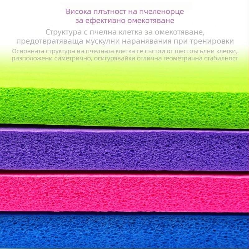 Йога мат NBR, 10 мм дебелина, персонализирана обработка, марка Sai Shuo