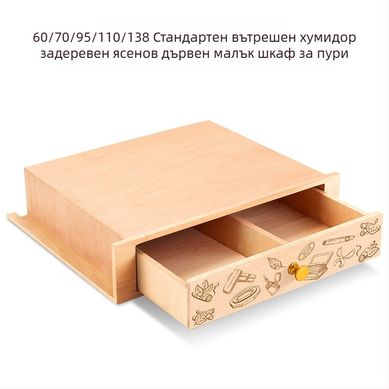 Шкаф за пури – дърво от кедър, прахоустойчив, модерен минималистичен стил, Cigarloong