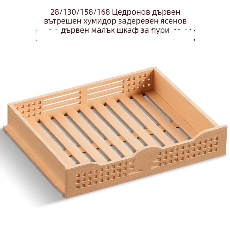 Шкаф за пури – дърво от кедър, прахоустойчив, модерен минималистичен стил, Cigarloong