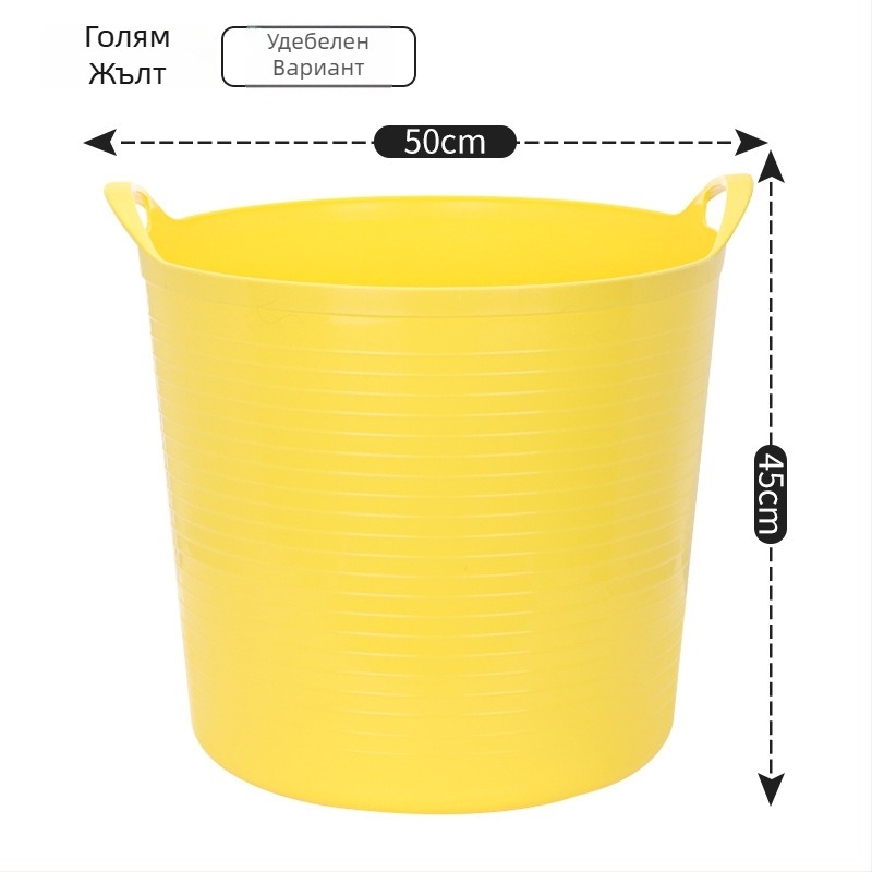 Изолиран пластмасов кофа за къпане на бебета и деца с двуслоен дизайн