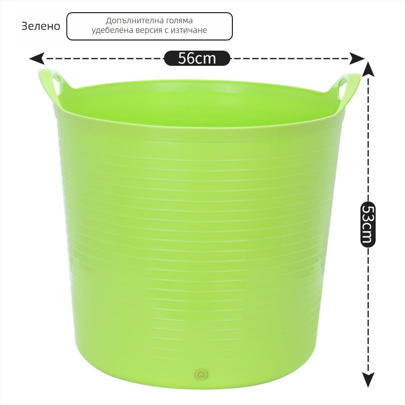 Изолиран пластмасов кофа за къпане на бебета и деца с двуслоен дизайн