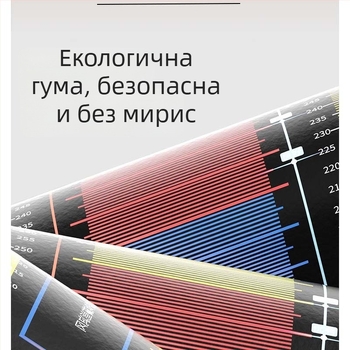 Гумена спортна предпазна подложка, модел 058, универсална за баскетбол, футбол и волейбол, кутия от 20 броя