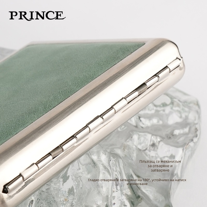 Prince метална кутия за цигари | Модерен, прост стил | Марка: Prince | Материал: Метал | Печат на лого: Да | Опаковка: 100 бр