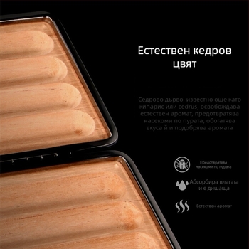 Кожен кейс за пури на CIGARLOONG/Cigar Dragon, нов китайски стил, с ключодържател, подходящ като подарък за сватби