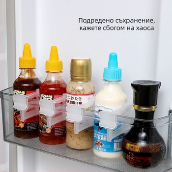 Пластмасов панел за разделяне на хладилник, японски стил, монтаж с кука, 1 слой