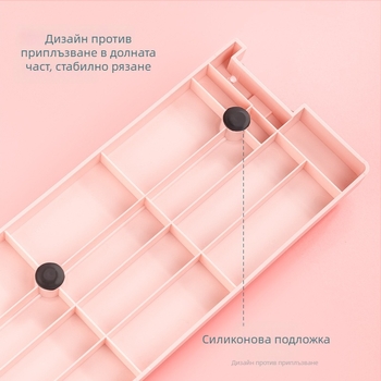 Deli мини режеща машина за хартия, модел 14251, капацитет 4 листа, ръчно изработена, двупосочен нож за рязане