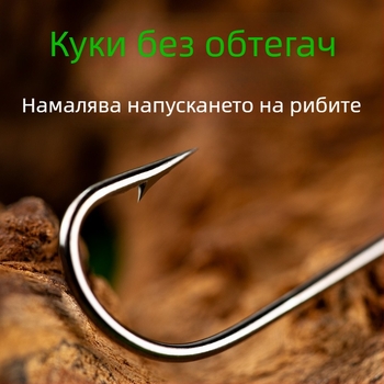 Pool blade кука с оловна глава, №1, за риболов в река, 5000 бр.