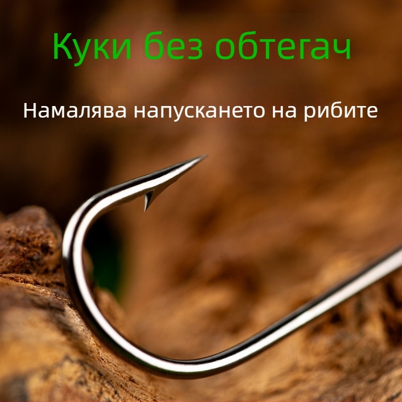 Pool blade кука с оловна глава, №1, за риболов в река, 5000 бр.