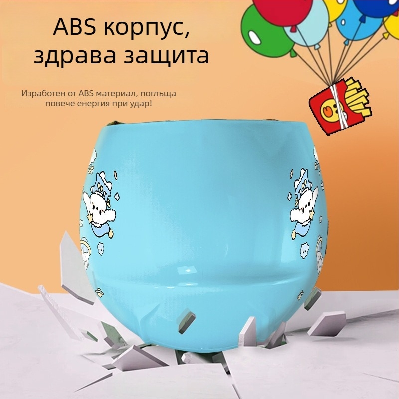 Зимна детска каска за електрически превозни средства – ABS, 3C сертифицирана, стил 3/4, за деца