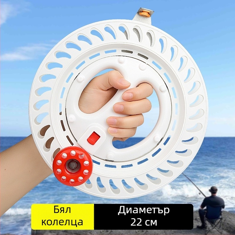 Морска риболовна макара - пластично тяло, пластмасов каркас, механично изпълнение, марка Xiaoyao Jin, Спецификация 500