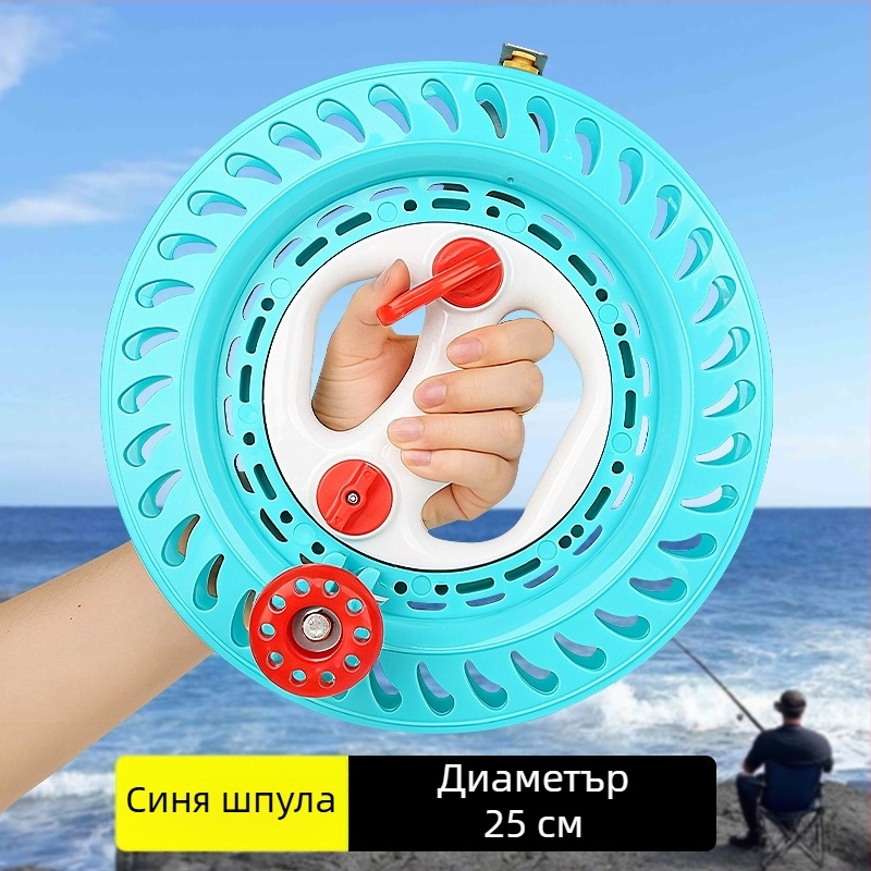 Морска риболовна макара - пластично тяло, пластмасов каркас, механично изпълнение, марка Xiaoyao Jin, Спецификация 500