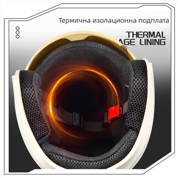 3C-сертифицирана ABS 3/4 каска за зимна употреба при електрически мотоциклети