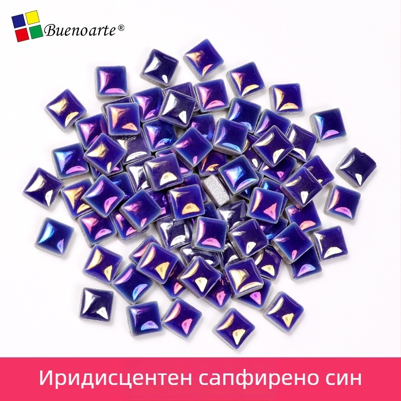 DIY керамична мозайка – ръчно производство, неравни форми, глазирана повърхност, мозаична техника