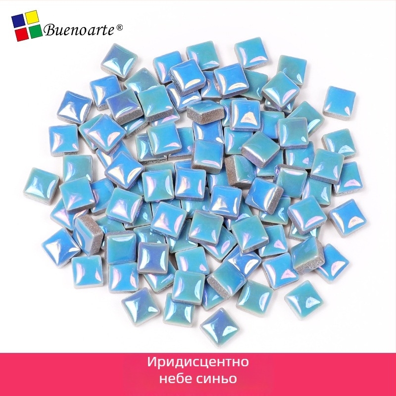 DIY керамична мозайка – ръчно производство, неравни форми, глазирана повърхност, мозаична техника