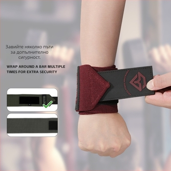 Защита за китки и пръсти за фитнес – протектори за спорт, нехлъзгаща се повърхност, Valeo, полиестер памук, за възрастни