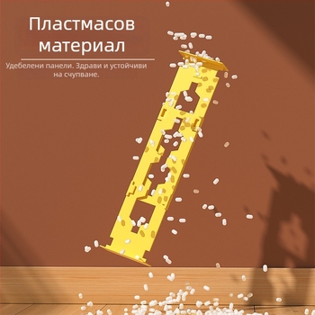 Разширяем разделител за чекмеджета за шкаф – хоризонтално и вертикално използване, PP материал, 1 слой, настолен монтаж