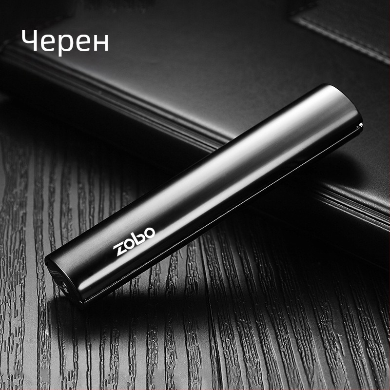 ZOBO USB презареждаща метална запалка – ветроустойчива, унисекс подарък, модерен минималистичен дизайн