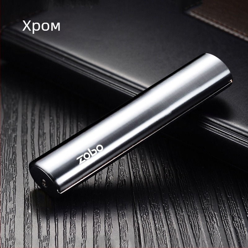 ZOBO USB презареждаща метална запалка – ветроустойчива, унисекс подарък, модерен минималистичен дизайн