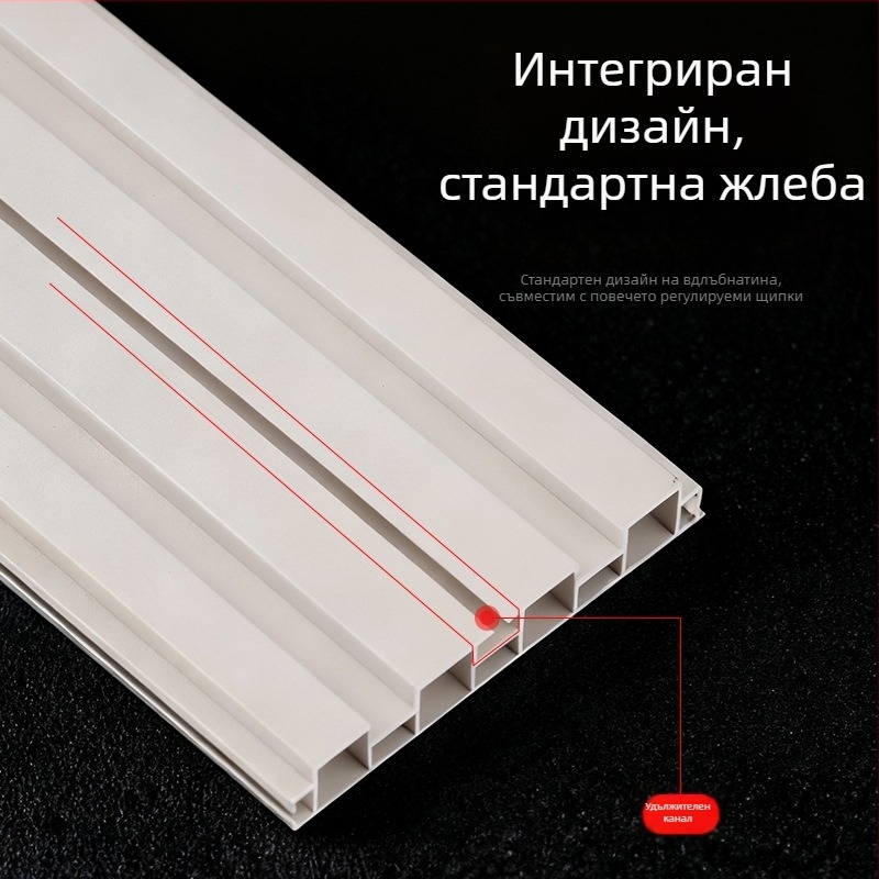 Алуминиево-сплавен Kick Plate за кухненски шкафове, плосък модерен минималистичен стил, модел Kick Plate, №161, марка bls/Baodisi