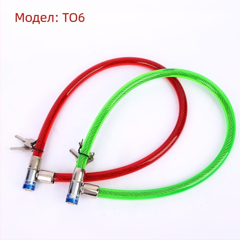 Oakman T01 стоманена телена ключалка за електрически автомобил, противоугонна, персонализирана обработка, стил Нов китайски стил