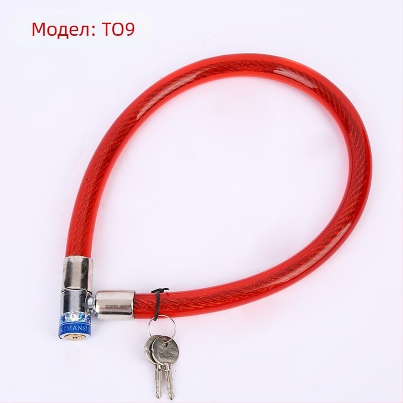 Oakman T01 стоманена телена ключалка за електрически автомобил, противоугонна, персонализирана обработка, стил Нов китайски стил