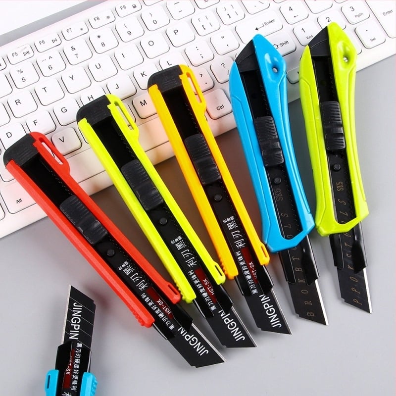 Универсален нож за разопаковане от Hongnian – модел A1007, SK5, тегло 75 г, нож с размери 10.7 x 1.9 см