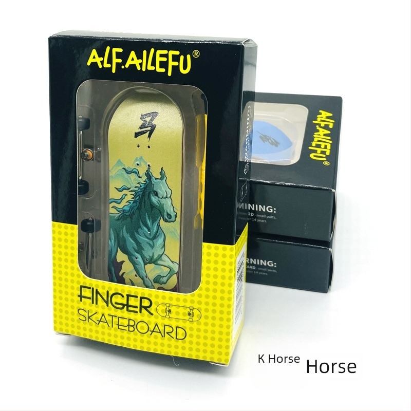 Скейтборд ALF, дървен, двойна люлееща платформа, Alf-zodiac колекция