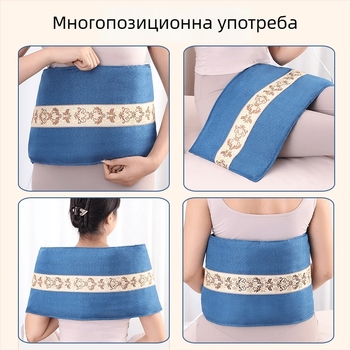 Електрическа торба за горещ компрес с морска сол за домашна употреба, регулируема температура 40–70°C, 100W, 220V, 2,2 кг, 1–12 степени, грижа за талия, рамене и колене