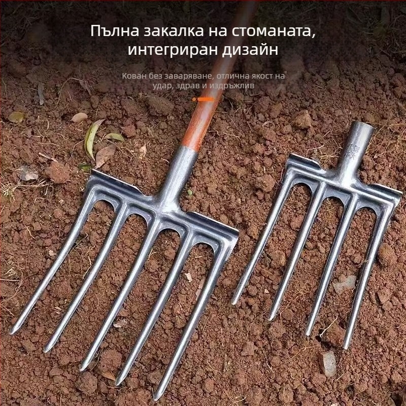 Земеделска железна вилица от висока манганова стомана за разрохване на почвата, едночастова удебелена тежкотоварна глава; Марка: Consultation; Основна зона на продажба: Китай; Области на приложение: Consultation