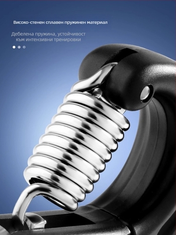 Тренажор за сила на захвата с ABS корпус, регулирущ брояч и модел с пяна за цялостна физическа подготовка