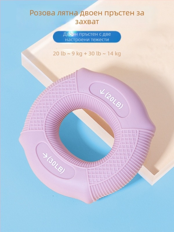 Тренажор за сила на захвата с ABS корпус, регулирущ брояч и модел с пяна за цялостна физическа подготовка