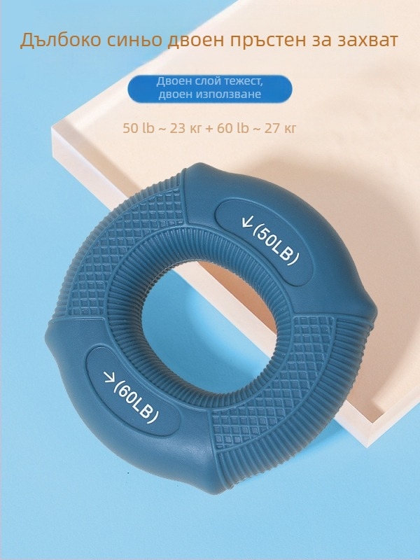 Тренажор за сила на захвата с ABS корпус, регулирущ брояч и модел с пяна за цялостна физическа подготовка