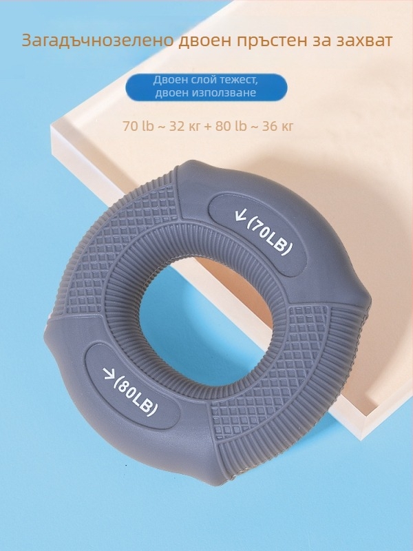 Тренажор за сила на захвата с ABS корпус, регулирущ брояч и модел с пяна за цялостна физическа подготовка