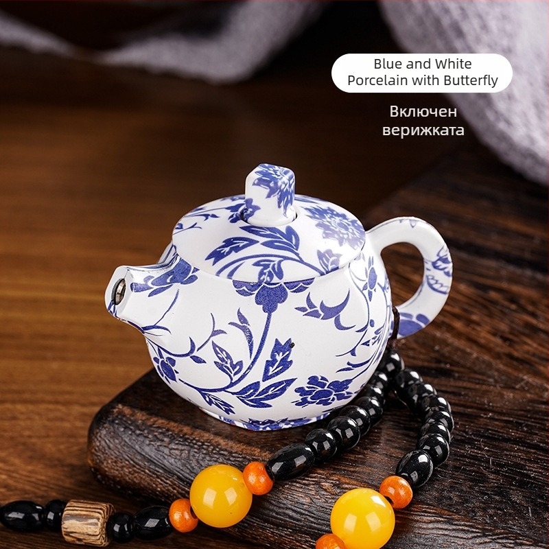 Метална запалка с въртящ се механизъм, бутаново гориво, ветрозащитна, декоративна и колекционерска, печатано лого