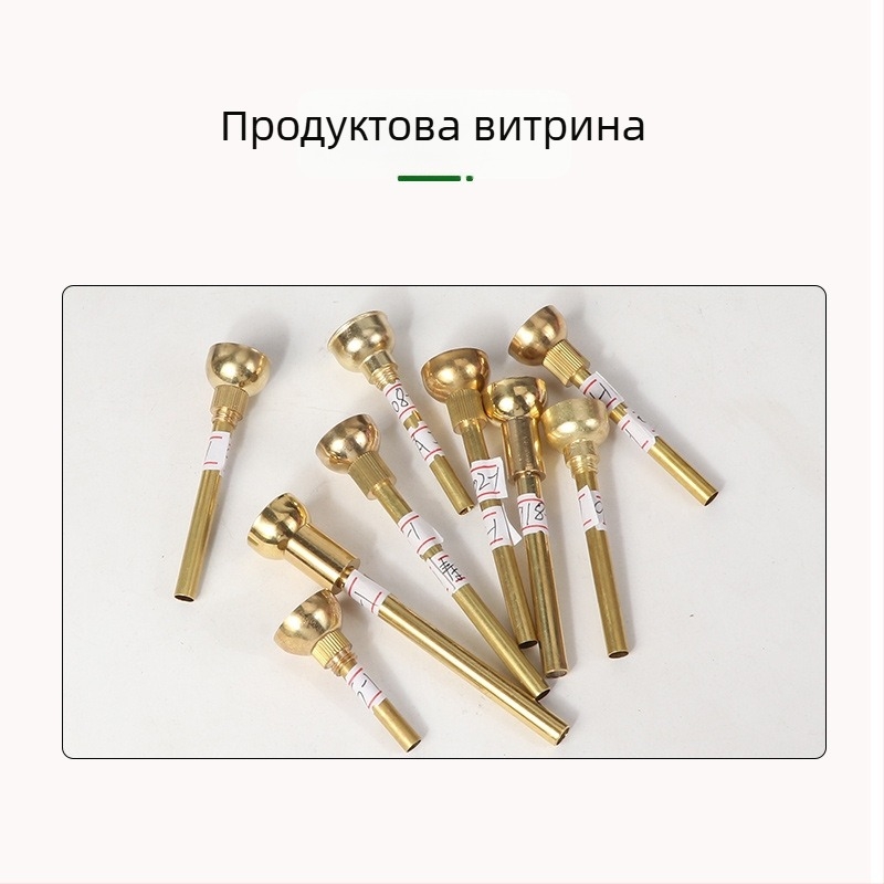 Чаша за водна лула от месинг, удебелена конструкция, за едно- и двукратно използване, стил: нов китайски стил