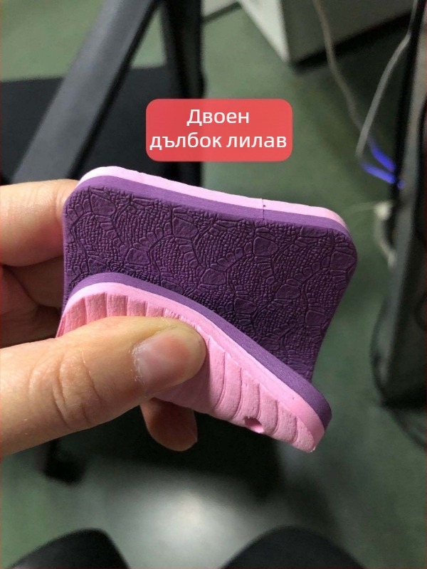 TPE йога постелка с ивици, 6 мм дебелина, възможност за персонализация