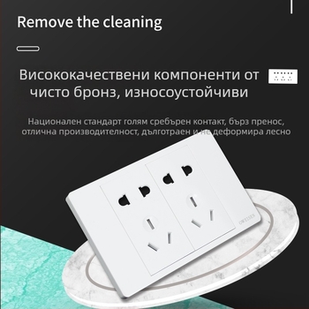 OWEISEN 118-тип стенен панел за контакти, конфигурации 10/15/20 дупки, 3C сертифициран, напрежение 50–440 V