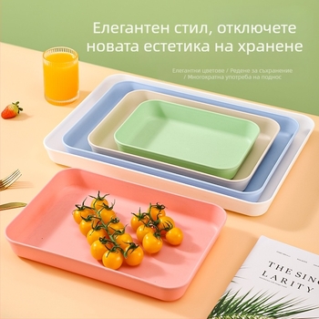 ПП квадратна тава – модерен минималистичен стил, непригодна за микровълнова фурна, възможност за лого персонализация