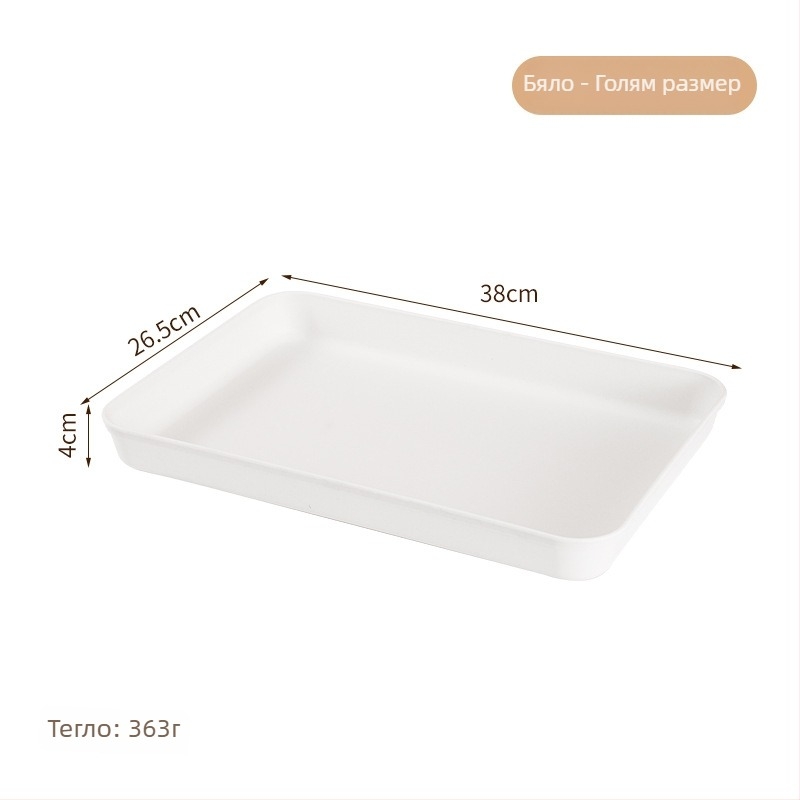 ПП квадратна тава – модерен минималистичен стил, непригодна за микровълнова фурна, възможност за лого персонализация