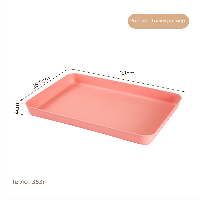 ПП квадратна тава – модерен минималистичен стил, непригодна за микровълнова фурна, възможност за лого персонализация