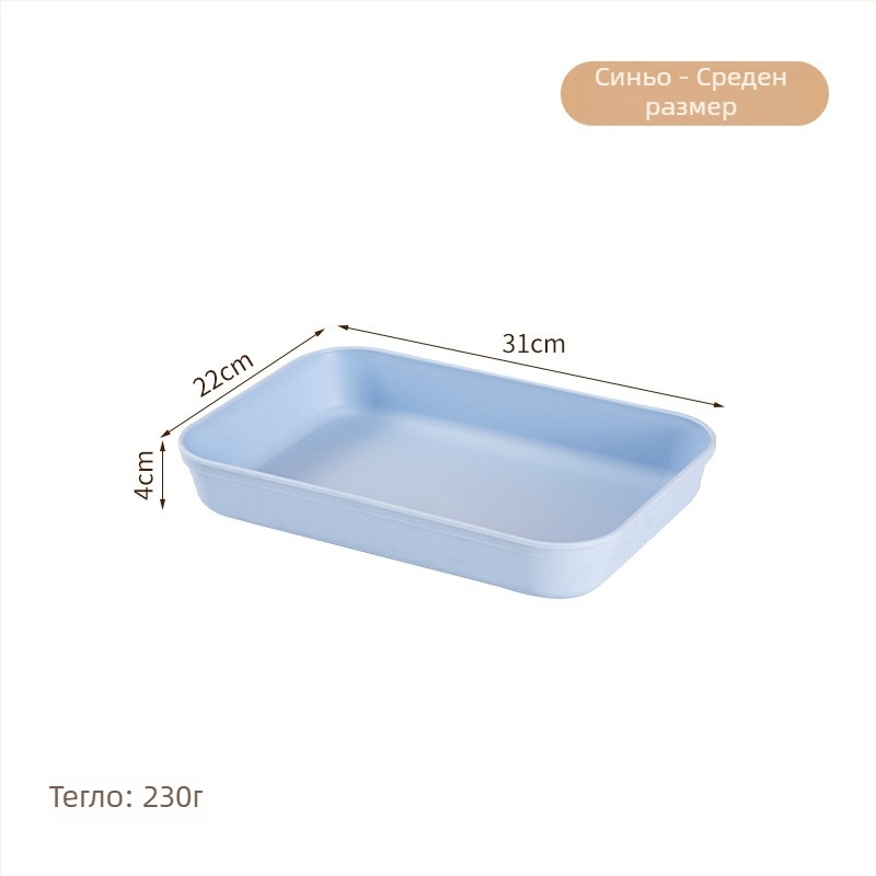 ПП квадратна тава – модерен минималистичен стил, непригодна за микровълнова фурна, възможност за лого персонализация